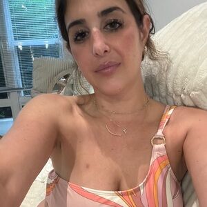 Pink and Orange Striped Dress